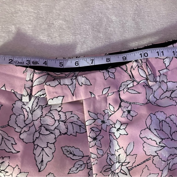 BoohooMAN Pink Floral Slim Fit Pants Men’s Size 28x30 - Picture 7 of 8